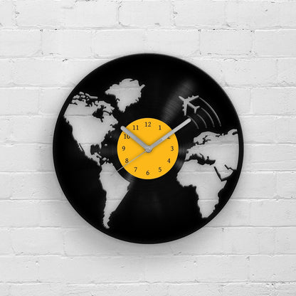 WANDERLUST - Vinyl Record Clock