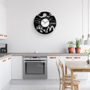 JAPAN SILHOUETTE - Vinyl Record Clock