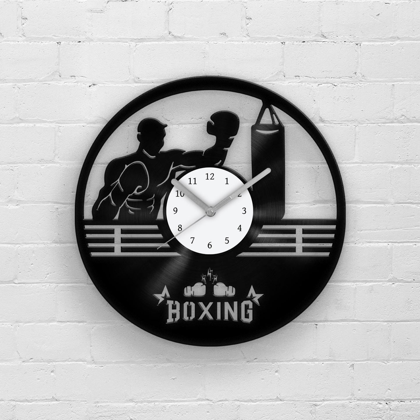 BOXING - Vinyl Record Wall Clock