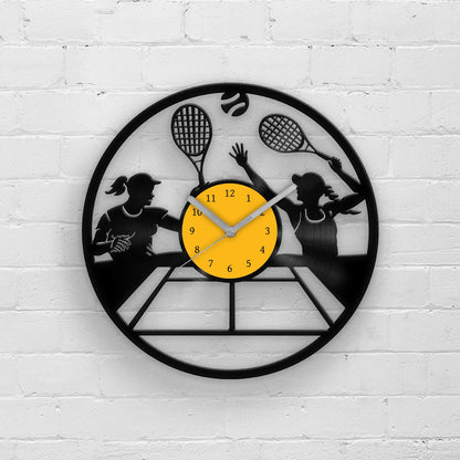 TENNIS PLAYER - Vinyl Record Wall Clock