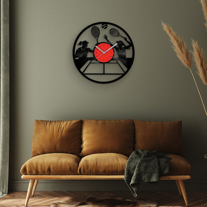 TENNIS PLAYER - Vinyl Record Wall Clock