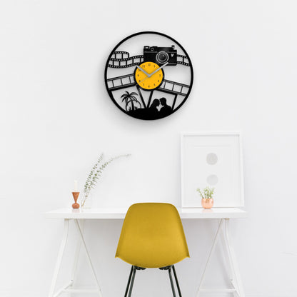 PHOTOGRAPHER - PHOTOGRAPHY ENTHUSIAST - Vinyl Record Clock