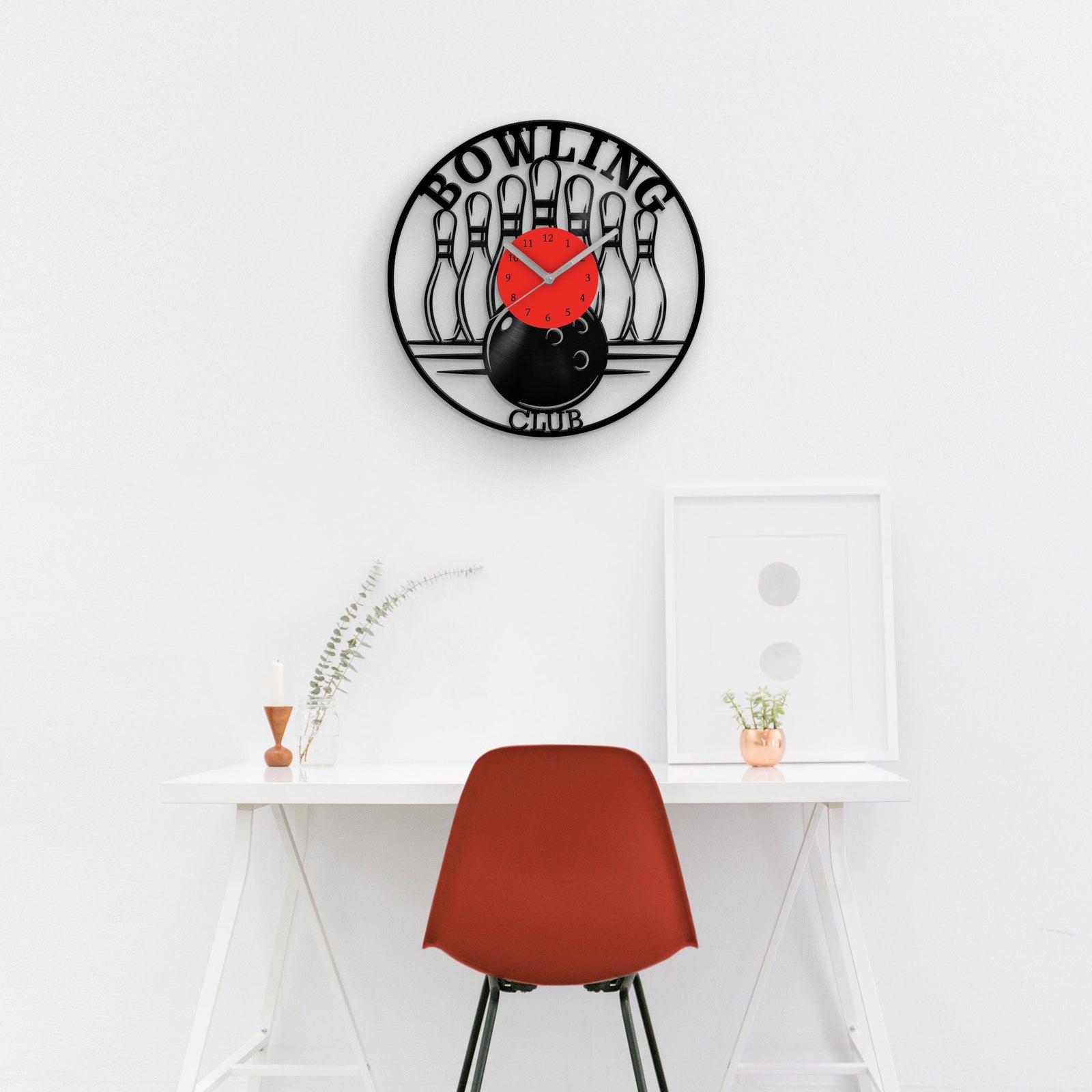 BOWLER GIFT - Vinyl Record Wall Clock