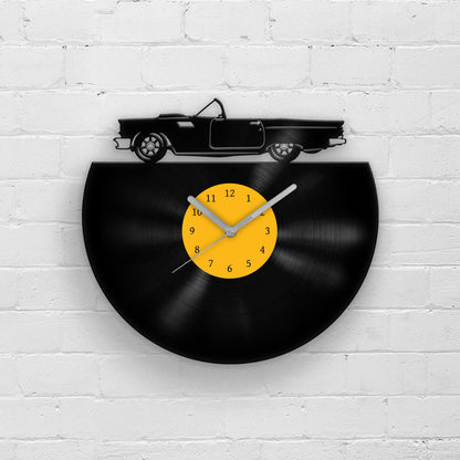 CLASSIC CONVERTIBLE CAR - Vinyl Wall Clock