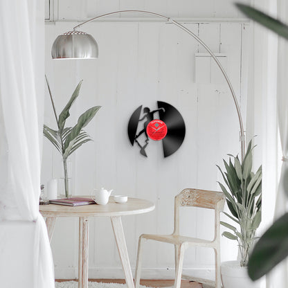 DANCING LADY - Vinyl Record Wall Clock