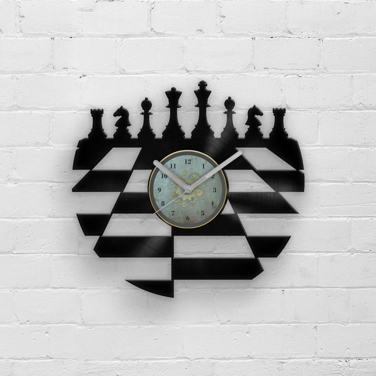 CHESS PLAYER - Vinyl Record Wall Clock