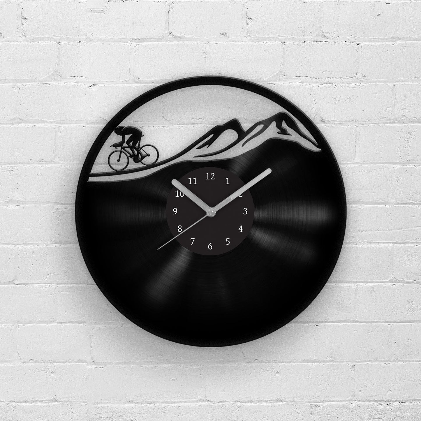 MOUNTAIN BIKE - Vinyl Record Wall Clock
