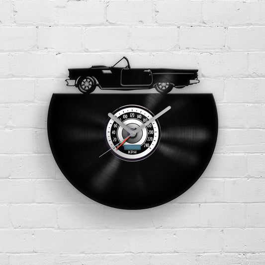 CLASSIC CONVERTIBLE CAR - Vinyl Wall Clock