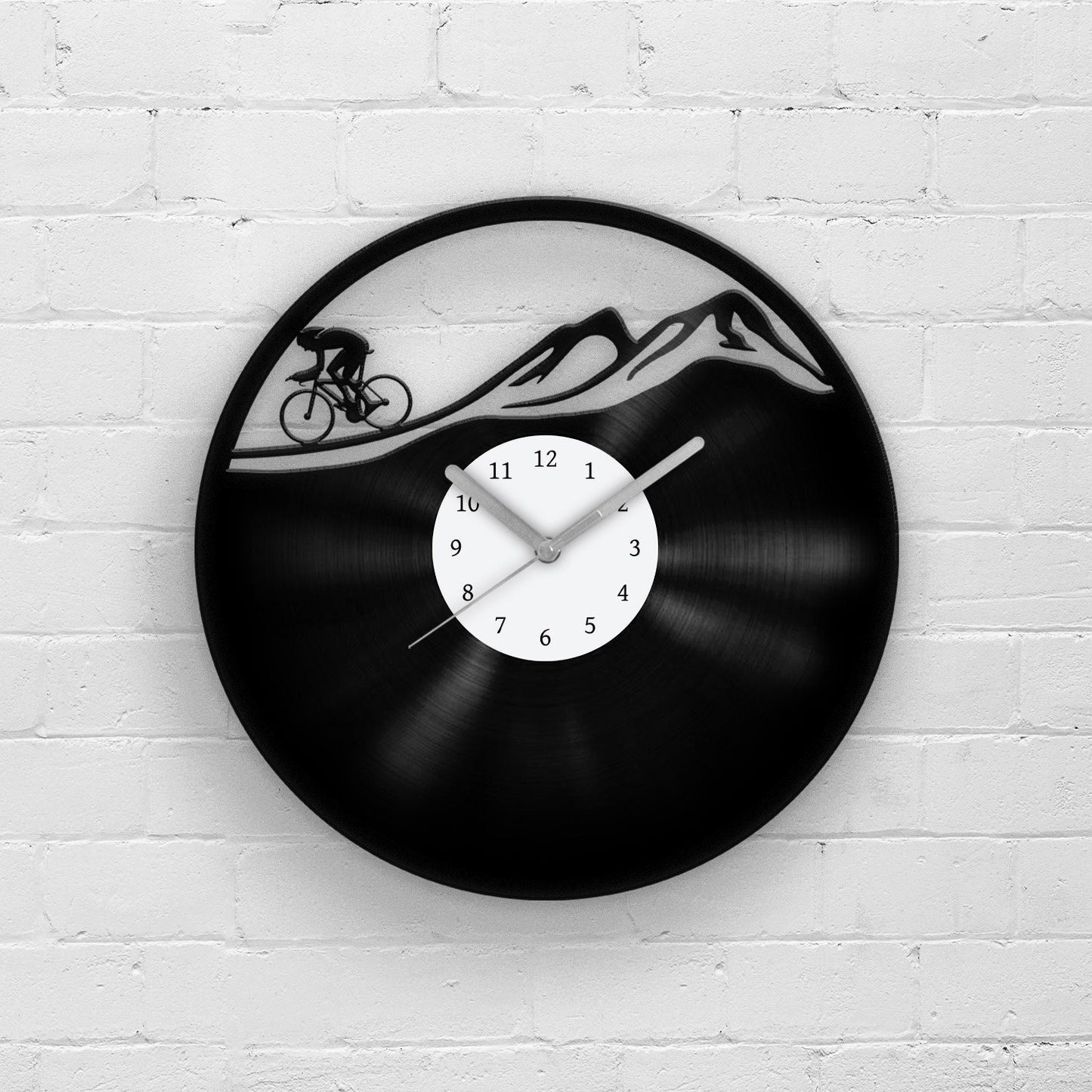 MOUNTAIN BIKE - Vinyl Record Wall Clock