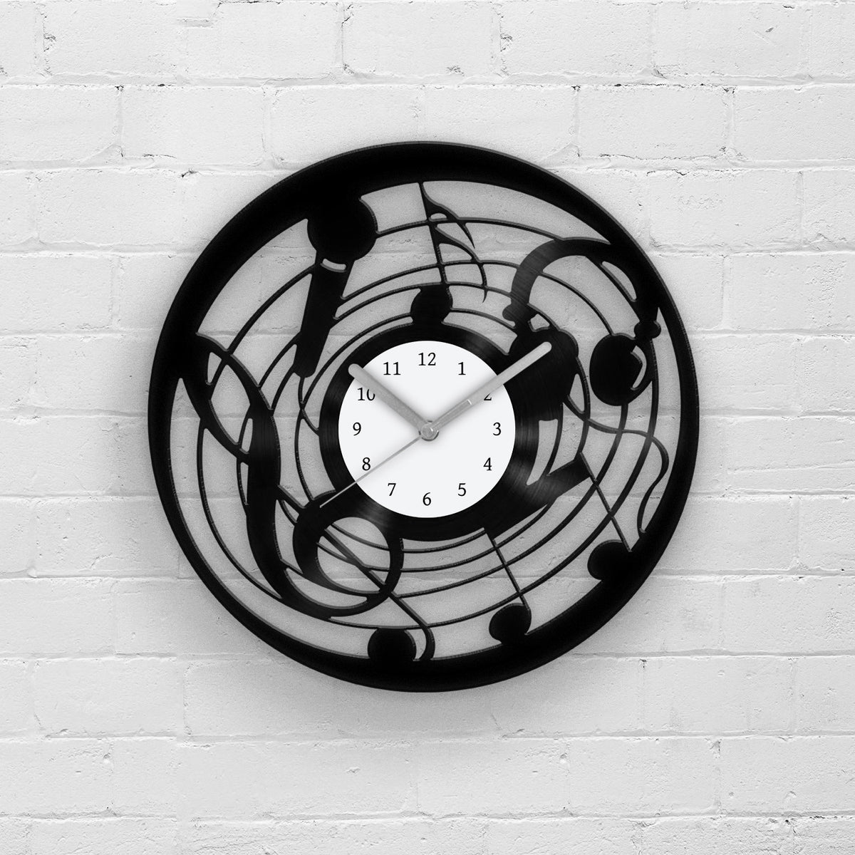 MUSIC INSTRUMENTS - Vinyl Clock