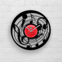MUSIC INSTRUMENTS - Vinyl Clock