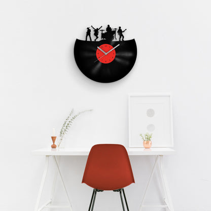 ROCK BAND - Vinyl Record Wall Clock