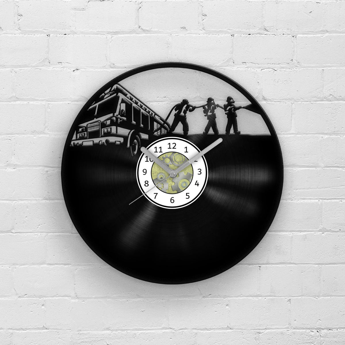 FIREFIGHTERS - Housewarming Vinyl Record Wall Clock