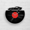 VINTAGE SPORTS CAR - Vinyl Clock 12"
