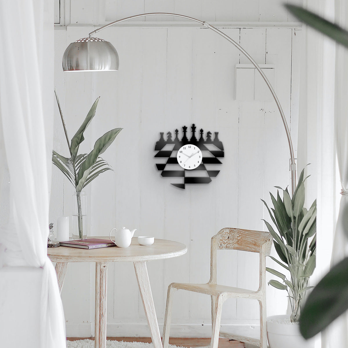 CHESS PLAYER - Vinyl Record Wall Clock