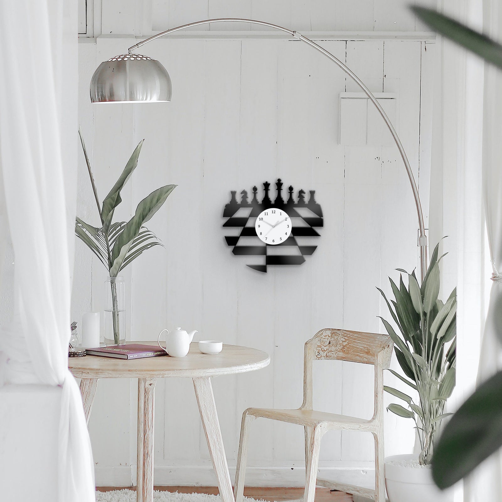 CHESS PLAYER - Vinyl Record Wall Clock