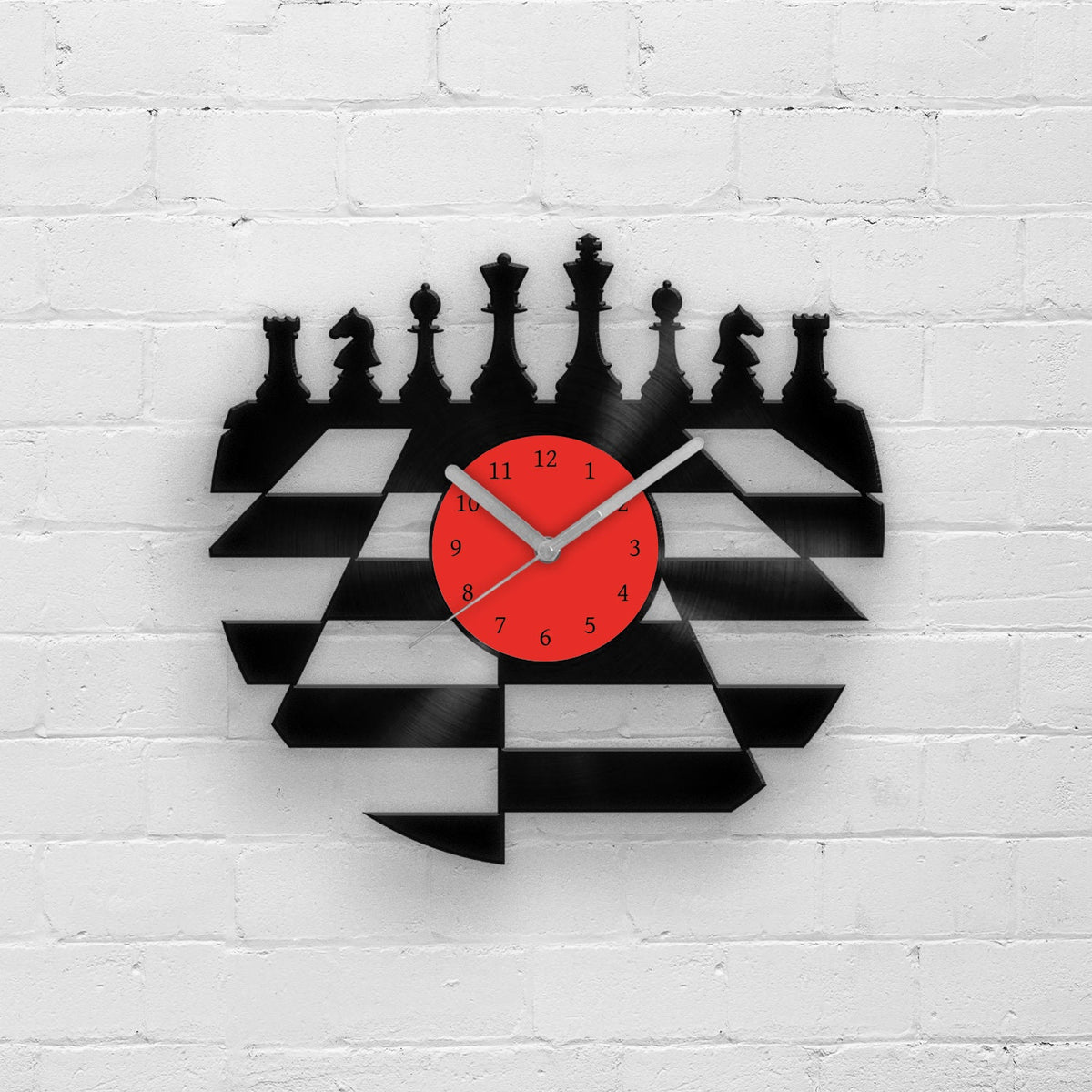 CHESS PLAYER - Vinyl Record Wall Clock