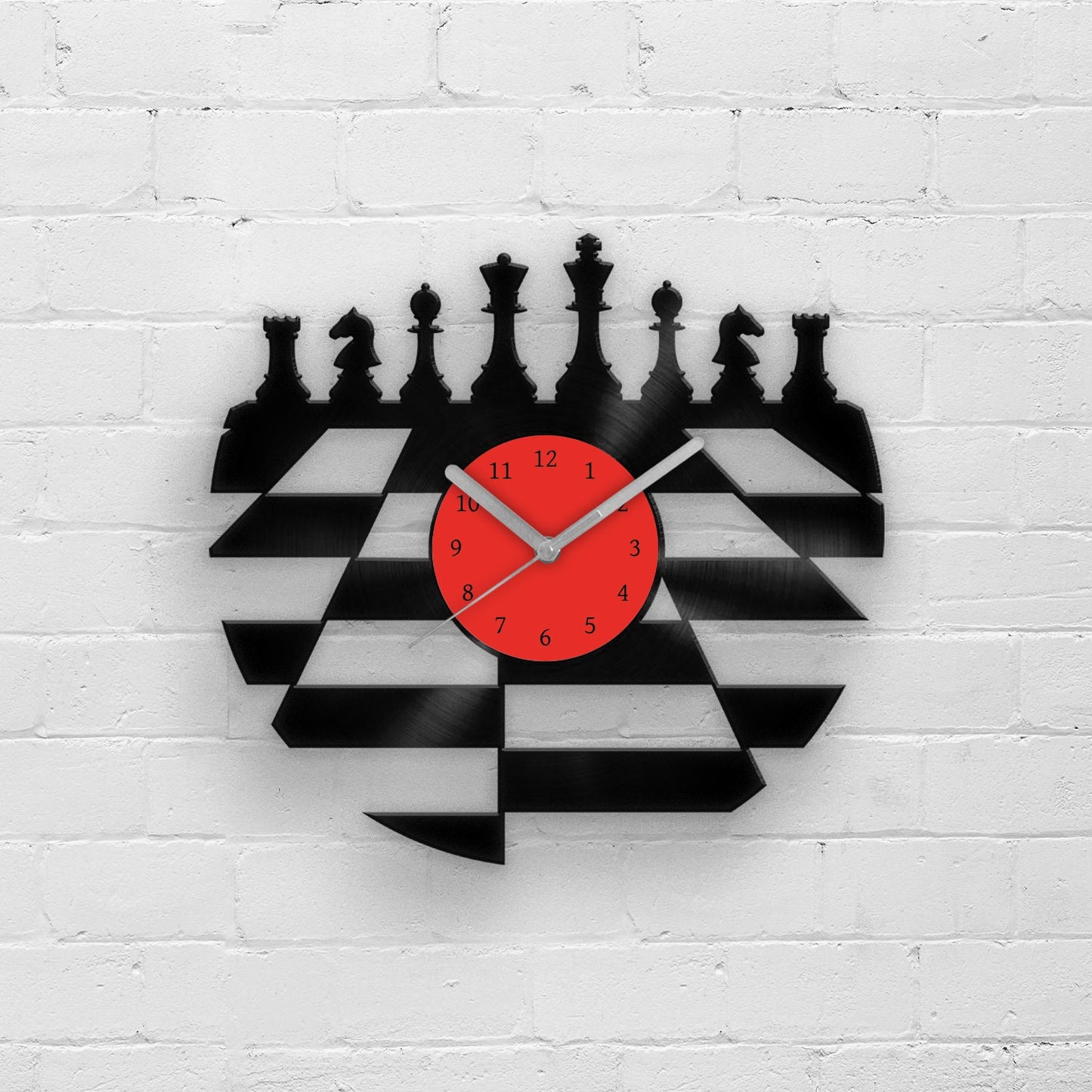 CHESS PLAYER - Vinyl Record Wall Clock