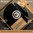 VINTAGE CHESS BOARD - Vinyl Record Wall Clock
