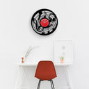 MUSIC INSTRUMENTS - Vinyl Clock