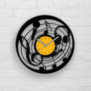 MUSIC INSTRUMENTS - Vinyl Clock