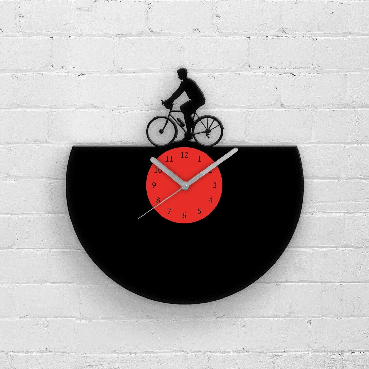 CYCLIST - Vinyl Record Wall Clock