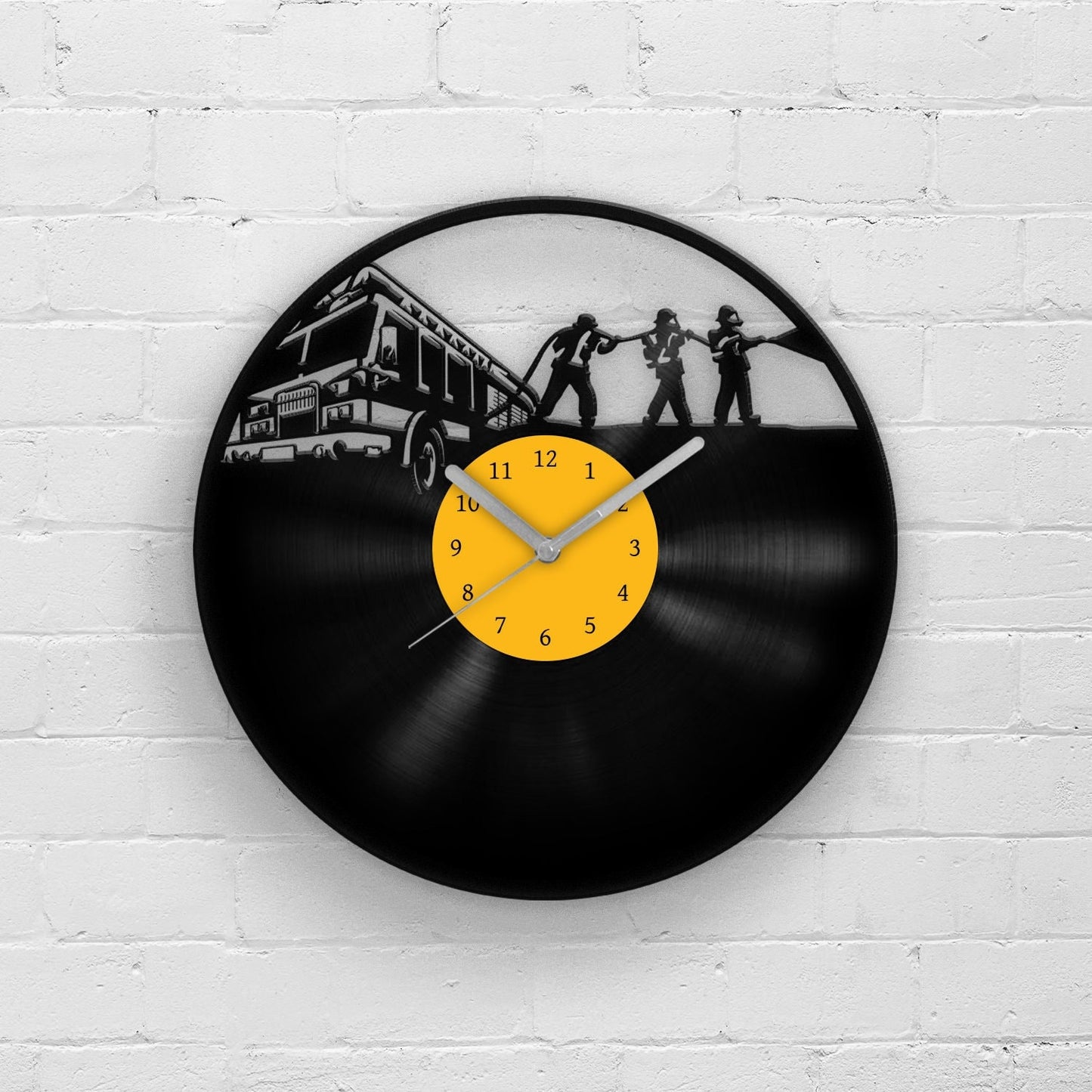 FIREFIGHTERS - Housewarming Vinyl Record Wall Clock