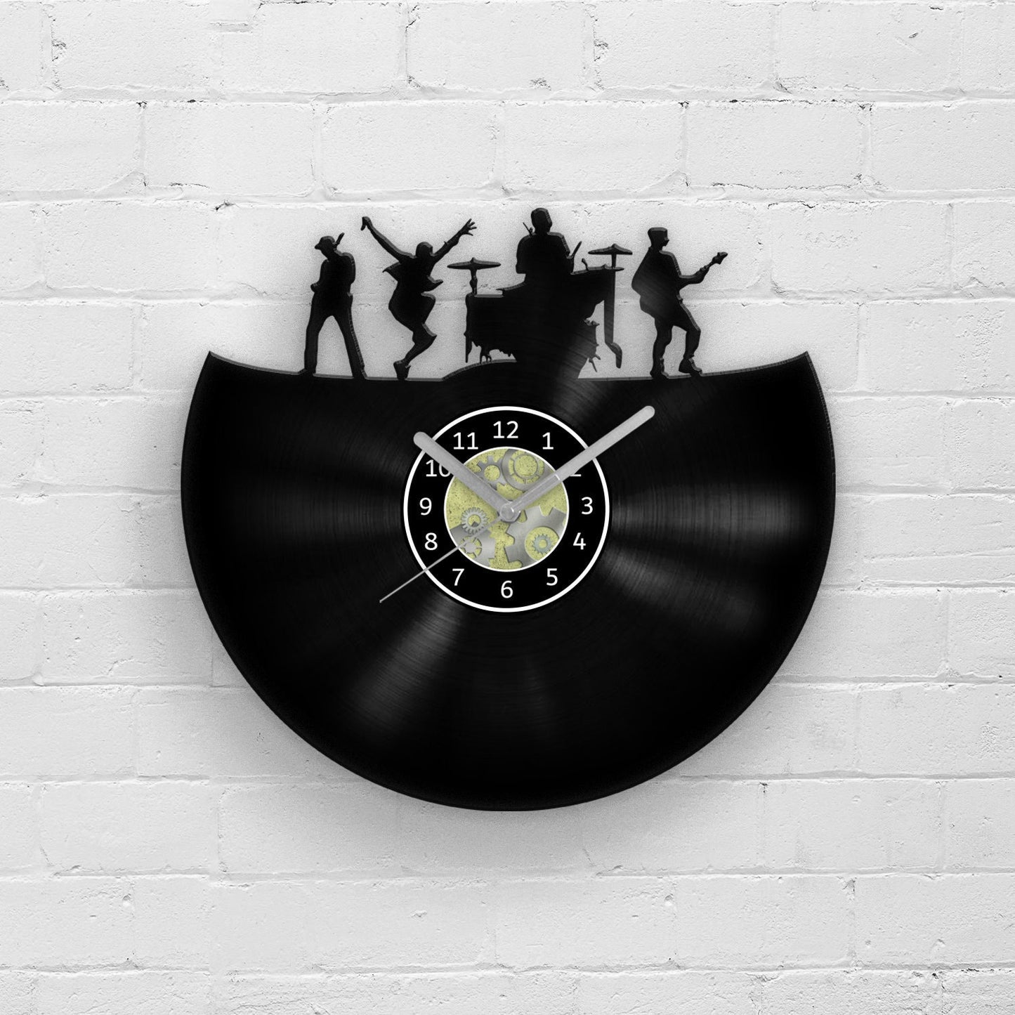 ROCK BAND - Vinyl Record Wall Clock