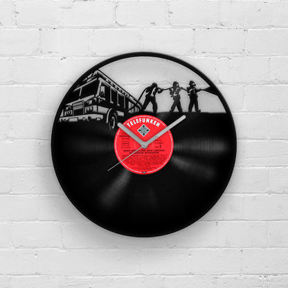 FIREFIGHTERS - Housewarming Vinyl Record Wall Clock
