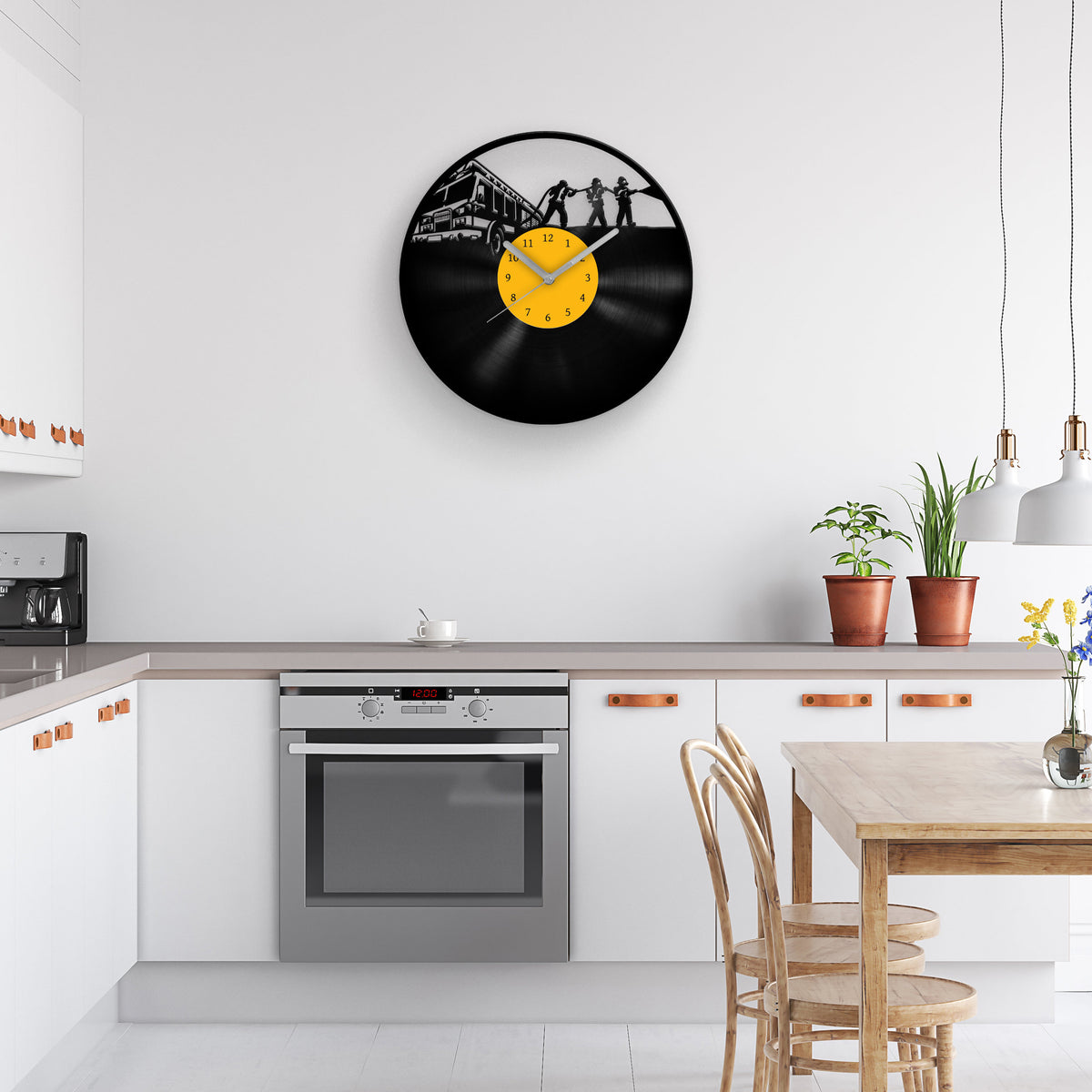 FIREFIGHTERS - Housewarming Vinyl Record Wall Clock