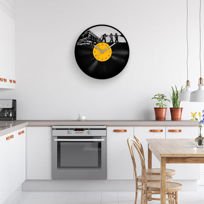 FIREFIGHTERS - Housewarming Vinyl Record Wall Clock