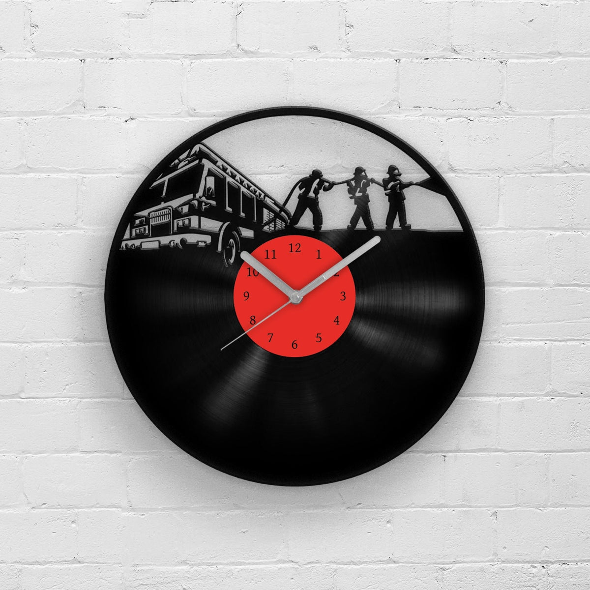 FIREFIGHTERS - Housewarming Vinyl Record Wall Clock