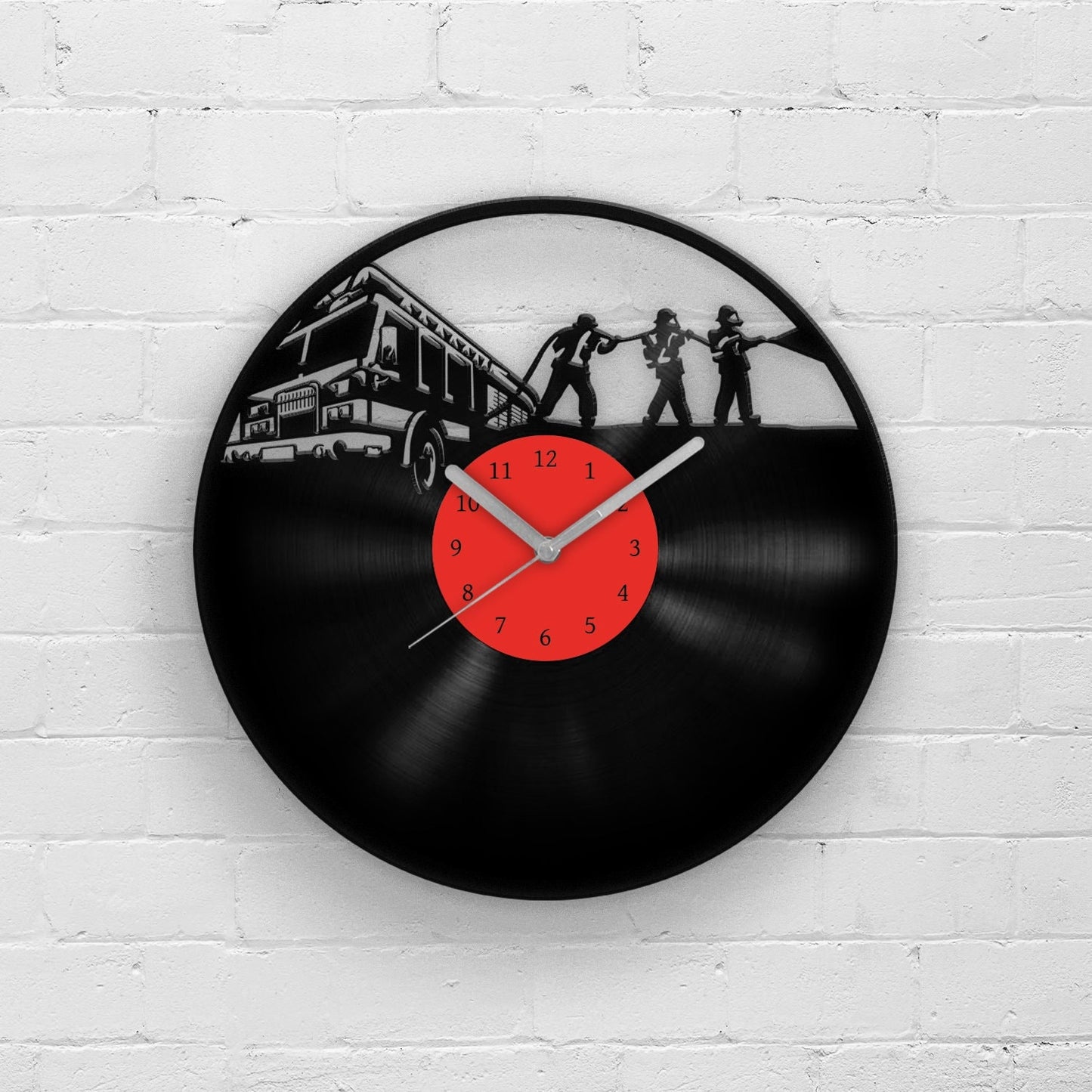 FIREFIGHTERS - Housewarming Vinyl Record Wall Clock