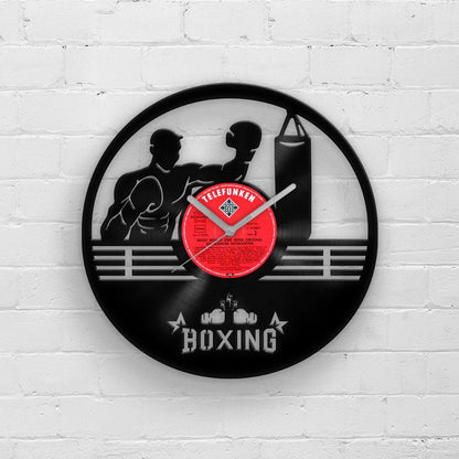 BOXING - Vinyl Record Wall Clock