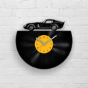 VINTAGE SPORTS CAR - Vinyl Clock 12"