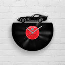 VINTAGE SPORTS CAR - Vinyl Clock 12"