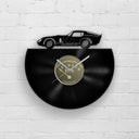 VINTAGE SPORTS CAR - Vinyl Clock 12"