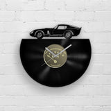 VINTAGE SPORTS CAR - Vinyl Clock 12"