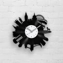LONDON CITY SKYLINE - vinyl record clock