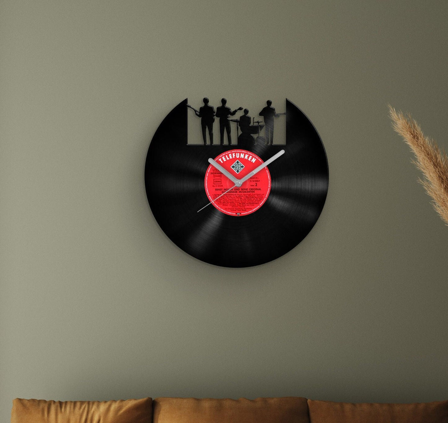 ROCK MUSIC FAN GIFT - Vinyl Record Wall Clock 12''