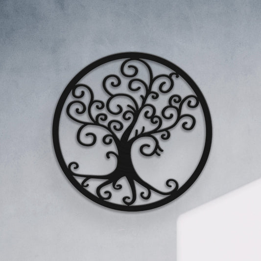 Tree of Life - Minimalistic Wooden Wall Hanging