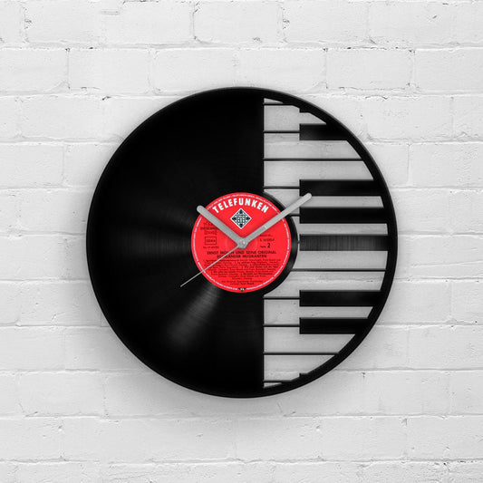 PIANIST - Vinyl Record Clock