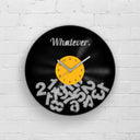 WHATEVER QUOTE - Vinyl Record Wall Clock