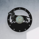 DACHSHUND DOG PORTRAIT - Vinyl Record Wall Clock