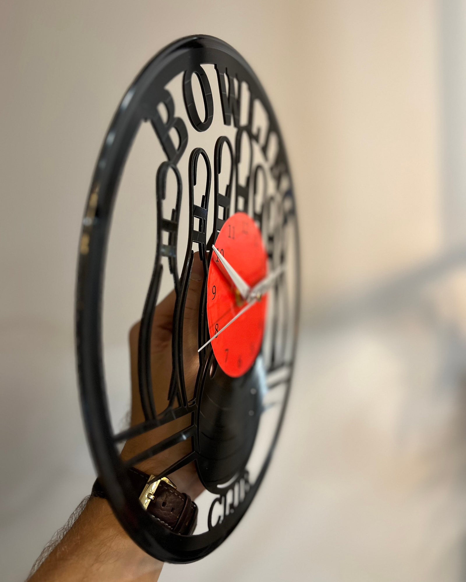 BOWLER GIFT - Vinyl Record Wall Clock