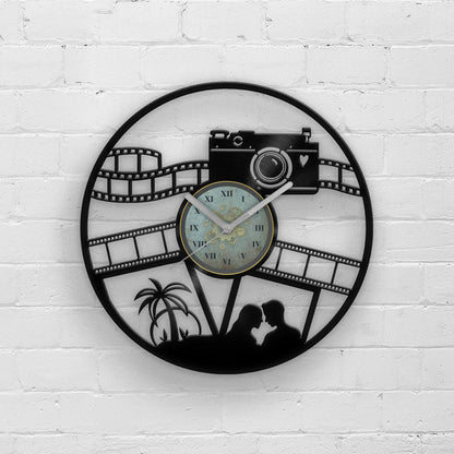 PHOTOGRAPHER - PHOTOGRAPHY ENTHUSIAST - Vinyl Record Clock