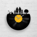 FAMILY PORTRAIT SILHOUETTE - Vinyl Record Clock