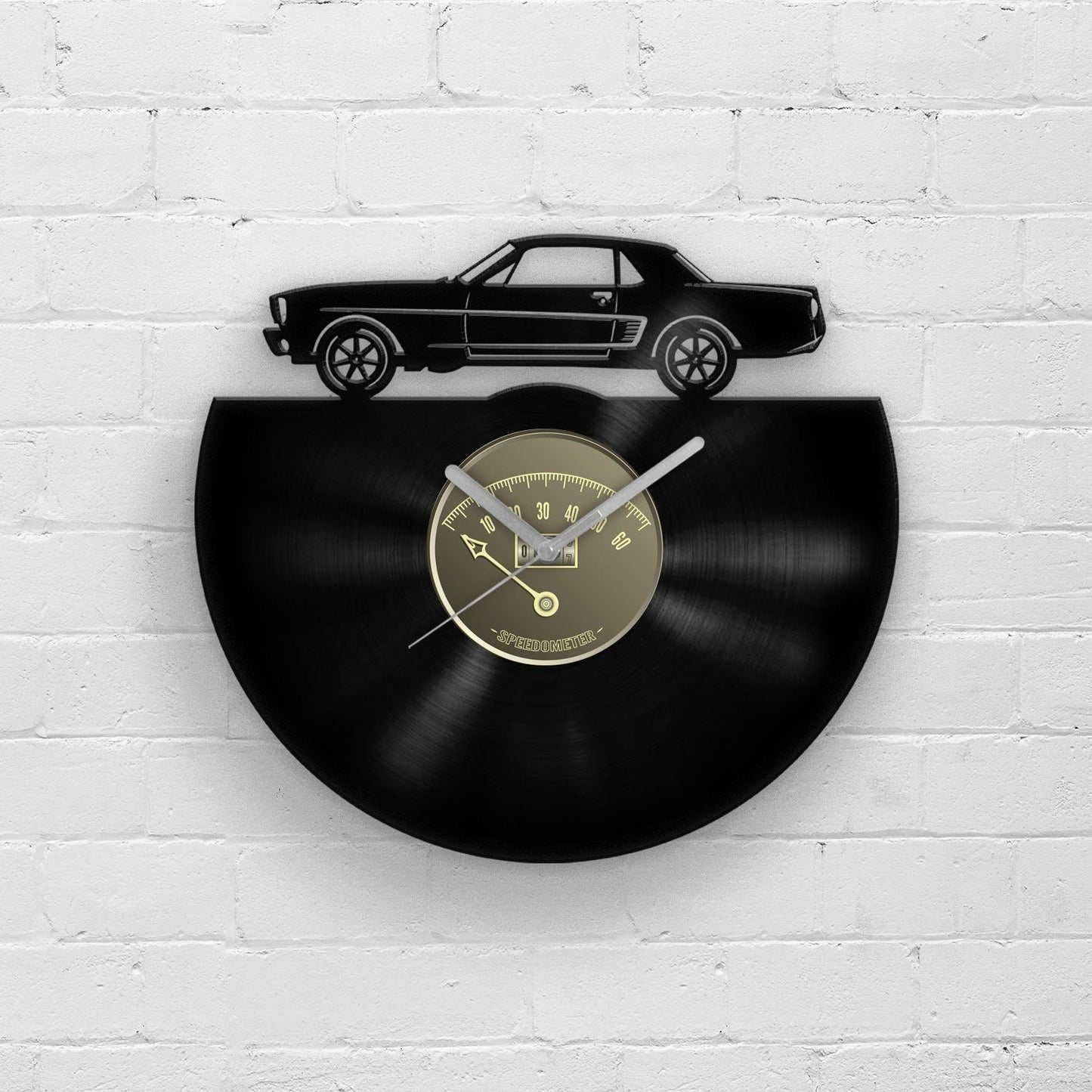 CLASSIC SPORTS CAR - Vinyl Record Wall Clock