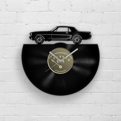 CLASSIC SPORTS CAR - Vinyl Record Wall Clock