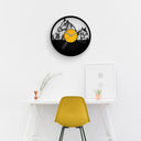 HORSE PORTRAIT - Vinyl Record Clock